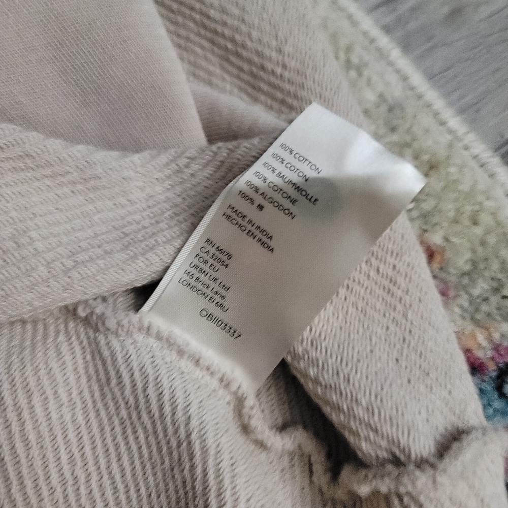 New FREE PEOPLE Haley Cardigan Duster Ivory Large - Picture 10 of 10